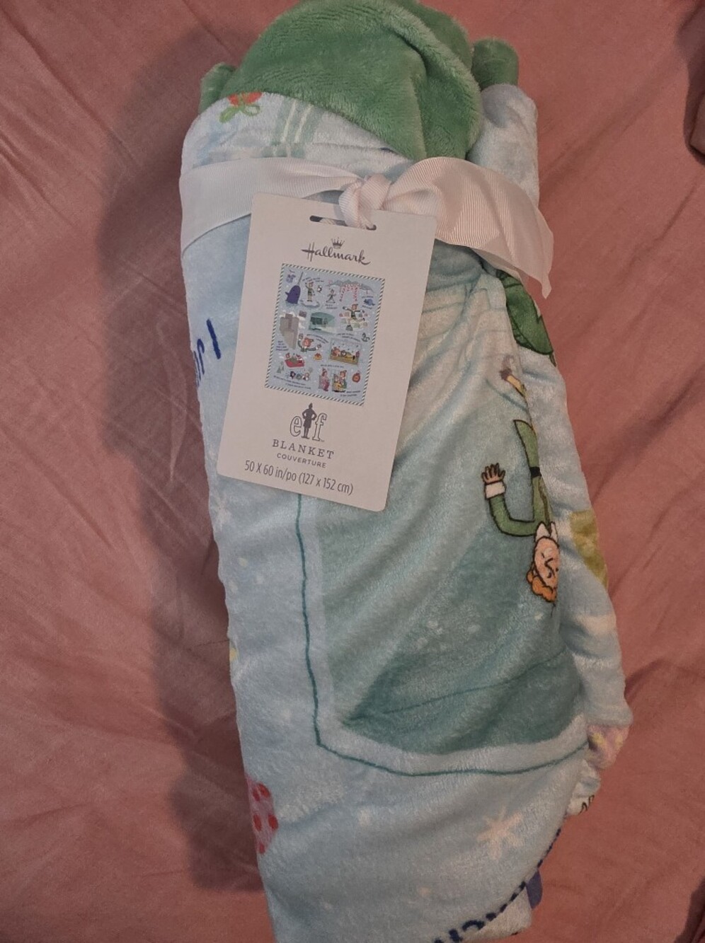 Hallmark Elf Blanket Nwt